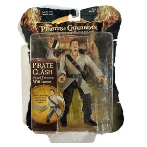 NEW Vintage Pirates Of The Caribbean Dead Man's Chest Will Turner Figure Zizzle